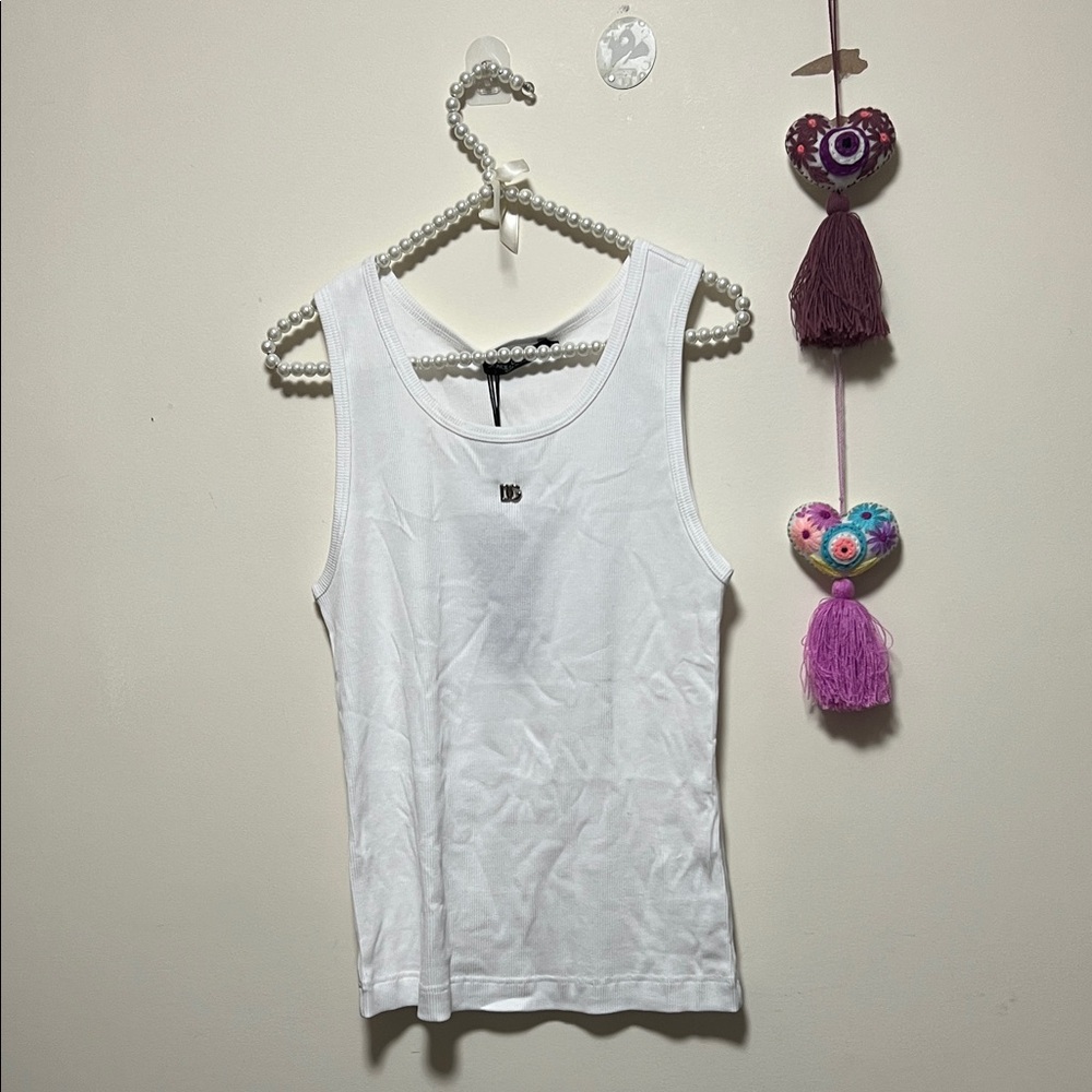 Dolce & Gabbana White Tank Top